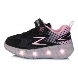 Juodi sportiniai LED batai...