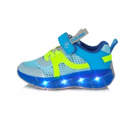 Mėlyni sportiniai LED batai...